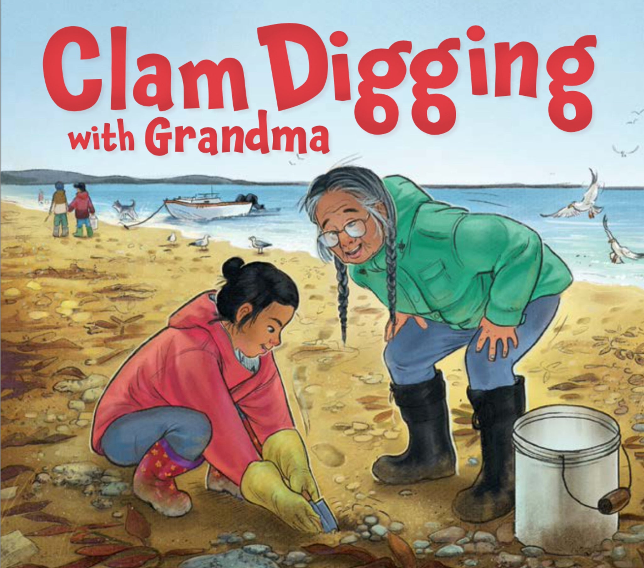 Cover image for Clam Digging with Grandma ISBN 9780228702818